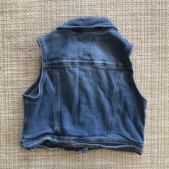 Cat & Jack Jean Vest (size M) - Picture 3 of 4